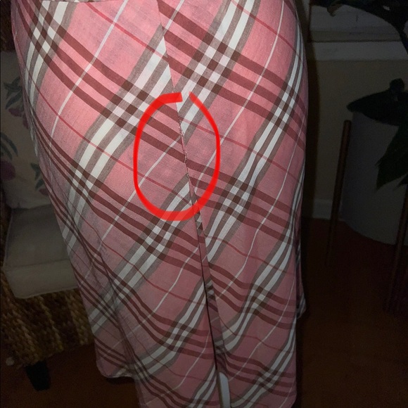 Authentic Vintage Burberry Pink Dress Size 38 / Small - Picture 8 of 13